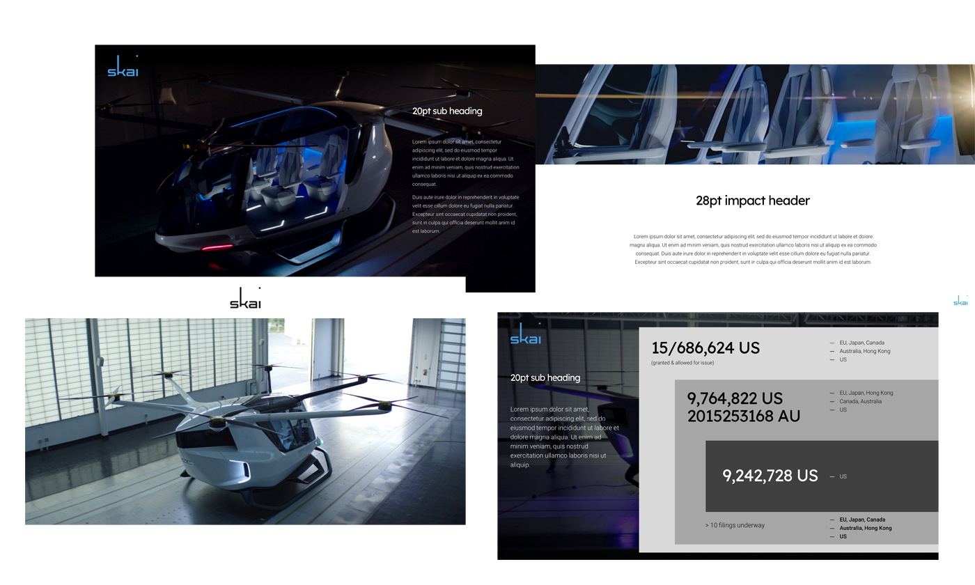 PowerPoint presentation template for a tech company
